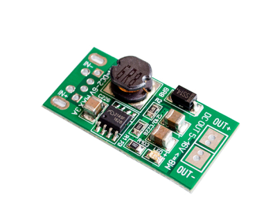 M&oacute;dulo conversor boost (step-up) baixa tens&atilde;o alta pot&ecirc;ncia 8W 5V~12V com pad USB para vers&atilde;o DC, para placas Arduino e shields - Imagem 1