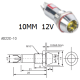 Sinaleiro LED vermelho 12V AD22C-10 corpo met&aacute;lico - Thumb - 1