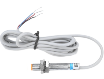 Sensor de Proximidade Indutivo LJ12A3-2-Z/BX NPN amarelo com cabo 3 m - Imagem 1