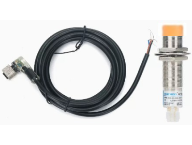 Sensor de proximidade NPN LJ8A3-2-Z/BXG amarelo com cabo preto 10 m - Imagem 1