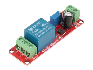 M&oacute;dulo temporizador monoest&aacute;vel NE555 12V chave de atraso - Imagem 1