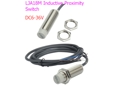 Sensor de proximidade indutivo C-lin LJA18M-10A2 AC 90-250 V com cabo de 1,5 m - Imagem 1