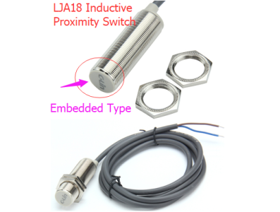 Sensor de proximidade indutivo C-lin LJA18-5A2 AC 90-250 V cabo 1,5 m - Imagem 1
