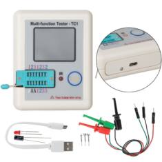 Testador multifuncional de transistores LCR-TC1 Full-Color com bateria