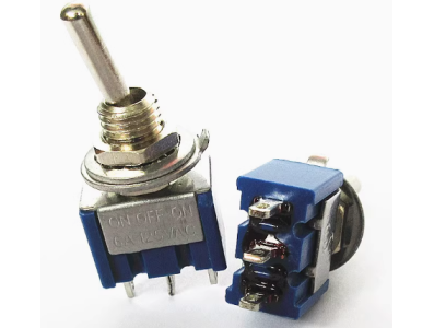 Chave gangorra MTS-103 ON-OFF-ON 3 pinos - Imagem 1