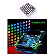Placa driver Colorduino e matriz LED RGB 8x8 5mm