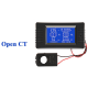 PZEM-022 Monitor de Energia AC 100A com Display Digital, Volt&iacute;metro, Amper&iacute;metro, Medidor de Fator de Pot&ecirc;ncia e Frequ&ecirc;ncia para - Thumb - 7