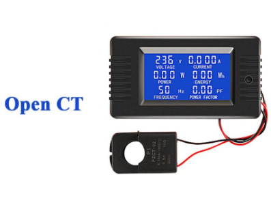 PZEM-022 Monitor de Energia AC 100A com Display Digital, Volt&iacute;metro, Amper&iacute;metro, Medidor de Fator de Pot&ecirc;ncia e Frequ&ecirc;ncia para - Imagem 7
