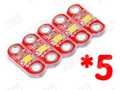 LilyPad LED branco quente (5 unidades) - Imagem 1