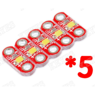 LilyPad LED branco quente (5 unidades)