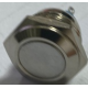 Bot&atilde;o met&aacute;lico moment&acirc;neo 16 mm cabe&ccedil;a plana curta &agrave; prova d'&aacute;gua com retorno autom&aacute;tico sem ilumina&ccedil;&atilde;o para painel - Thumb - 1