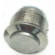 Bot&atilde;o met&aacute;lico 16 mm moment&acirc;neo sem ilumina&ccedil;&atilde;o, &agrave; prova d'&aacute;gua, retorno autom&aacute;tico, cabe&ccedil;a alta e corpo curto - Thumb - 1