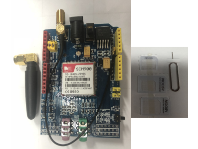 M&oacute;dulo SIM900 Placa de Desenvolvimento 4 Frequ&ecirc;ncias GSM GPRS Dados Sem Fio - Imagem 7