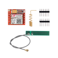 Menor m&oacute;dulo SIM800L GPRS GSM, placa core MicroSIM, quad-band, porta serial TTL com antena PCB