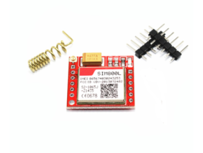 M&oacute;dulo SIM800L GPRS GSM microSIM Quad-band Placa core compacta com porta serial TTL - Imagem 7