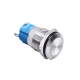 Bot&atilde;o interruptor met&aacute;lico para painel 12 mm cabe&ccedil;a plana, &agrave; prova d'&aacute;gua, retorno autom&aacute;tico, sem ilumina&ccedil;&atilde;o - Thumb - 1