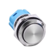 Bot&atilde;o interruptor met&aacute;lico 16 mm cabe&ccedil;a alta auto-travante &agrave; prova d'&aacute;gua sem ilumina&ccedil;&atilde;o - Thumb - 1