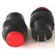 Bot&atilde;o de press&atilde;o mini R16-503BD 16 mm vermelho, 4 pinos, moment&acirc;neo com retorno autom&aacute;tico e ilumina&ccedil;&atilde;o - Thumb - 1