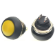 Bot&atilde;o pulsador de painel PBS-33B 12 mm redondo mini amarelo 2 pinos &agrave; prova d'&aacute;gua com retorno autom&aacute;tico - Thumb - 1