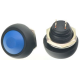 Bot&atilde;o de press&atilde;o redondo mini PBS-33B 12 mm 2 pinos azul &agrave; prova d'&aacute;gua com retorno autom&aacute;tico - Thumb - 1