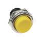 Interruptor de Bot&atilde;o Redondo Amarelo DS-212 16 mm 2 pinos Moment&acirc;neo com Retorno Autom&aacute;tico OFF-ON - Thumb - 1