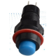 Bot&atilde;o Redondo Moment&acirc;neo Azul DS-213 10 mm 2 pinos Retorno Autom&aacute;tico - Thumb - 1