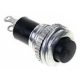 Bot&atilde;o de Press&atilde;o Preto DS-316 10 mm Moment&acirc;neo Sem Trava com Retorno Autom&aacute;tico para Painel - Thumb - 1