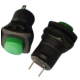 Bot&atilde;o pulsador para painel verde DS-426 12 mm com trava (pequeno) - Thumb - 1