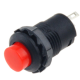 Bot&atilde;o interruptor de painel com trava ON-OFF DS-428 12 mm 2 pinos vermelho - Thumb - 1
