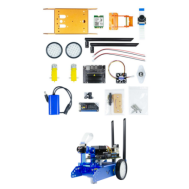 Kit de Rob&oacute;tica NVIDIA Jetson Nano azul para desenvolvimento e aprendizado com bateria