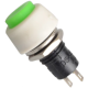 Bot&atilde;o interruptor verde DS-450 10 mm 2 pinos com trava e fun&ccedil;&atilde;o liga/desliga - Thumb - 1