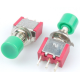 Bot&atilde;o pulsador verde DS-612 6 mm 3 pinos, mini moment&acirc;neo com retorno autom&aacute;tico - Thumb - 1