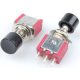Bot&atilde;o de press&atilde;o mini DS-612 preto 6 mm 3 pinos moment&acirc;neo com retorno autom&aacute;tico - Thumb - 1