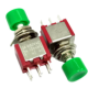 Bot&atilde;o pulsador para painel verde DS-622 6 mm 6 pinos com auto-rearme - Thumb - 1