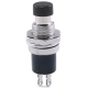 Bot&atilde;o pulsador PBS-110 preto 2 pinos rosca 7 mm moment&acirc;neo com retorno autom&aacute;tico (NA - pressionar) - Thumb - 1