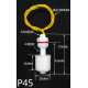 Interruptor de n&iacute;vel por boia P45 pequeno em pl&aacute;stico 100V 0,5A - Thumb - 1