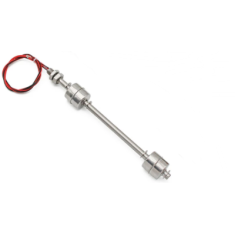 Chave de n&iacute;vel por boia dupla em a&ccedil;o inox, comprimento fixo de 1000 mm com cabo de 350 mm