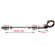 Chave de n&iacute;vel por boia dupla em a&ccedil;o inoxid&aacute;vel com comprimento ajust&aacute;vel de 250 mm e cabo de 350 mm - Thumb - 1