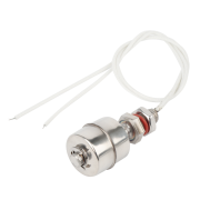 Interruptor de n&iacute;vel por boia em a&ccedil;o inoxid&aacute;vel com comprimento fixo de 45 mm, flutuador &uacute;nico resistente a altas temperaturas e