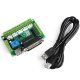 Placa breakout adaptadora de interface CNC 5 eixos para driver de motor de passo Mach3, controlador Mach3 com acoplamento &oacute;ptico - Thumb - 7