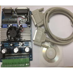 Placa breakout interface 3 eixos TB6560 Mach3 para driver de motor de passo 3,5A USB