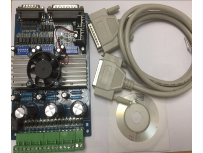 Placa breakout interface 3 eixos TB6560 Mach3 para driver de motor de passo 3,5A USB - Imagem 1