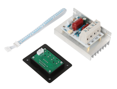 Regulador eletr&ocirc;nico thyristor 10000W com chips originais capaz de alterar velocidade de luz e temperatura - Imagem 7