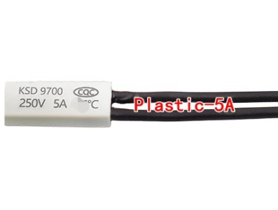 KSD9700 Interruptor de Controle de Temperatura em Pl&aacute;stico 5A 250V 80&deg;C Normalmente Fechado - Imagem 1