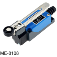 Chave fim de curso mini ME-8108 com base em alum&iacute;nio e alavanca rolante rotativa ajust&aacute;vel