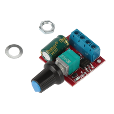 Regulador PWM de Velocidade para Motor DC 3V, 6V, 12V, 24V, 35V 5A com Fun&ccedil;&atilde;o de Interruptor