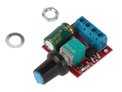 Regulador PWM de Velocidade para Motor DC 3V, 6V, 12V, 24V, 35V 5A com Fun&ccedil;&atilde;o de Interruptor - Imagem 1