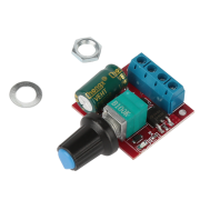 Regulador PWM de Velocidade para Motor DC 3V, 6V, 12V, 24V, 35V 5A com Fun&ccedil;&atilde;o de Interruptor