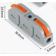 Terminais de conex&atilde;o r&aacute;pida LT-211 (SPL-1) emend&aacute;veis - Thumb - 1