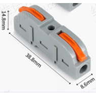 Terminais de conex&atilde;o r&aacute;pida LT-211 (SPL-1) emend&aacute;veis